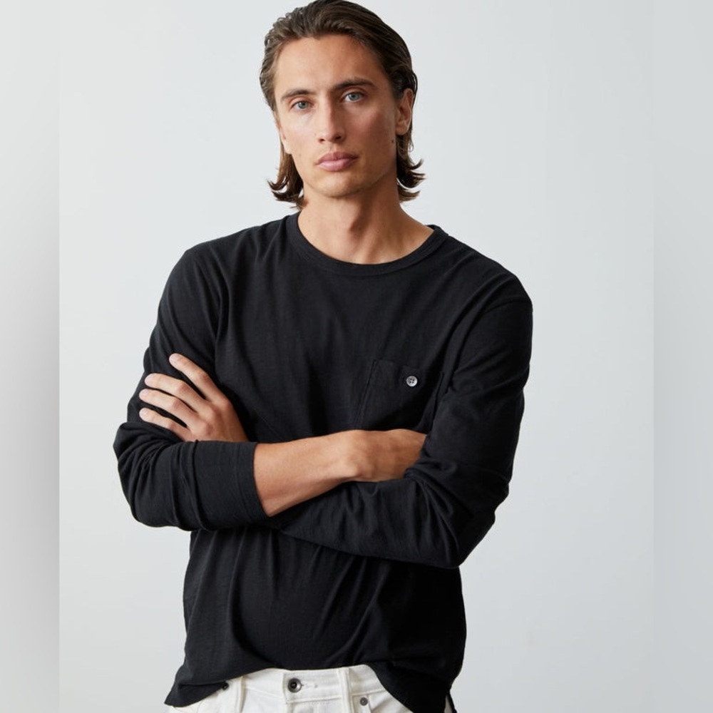Todd Snyder Made in L.A. Homespun Slub Pocket Tee